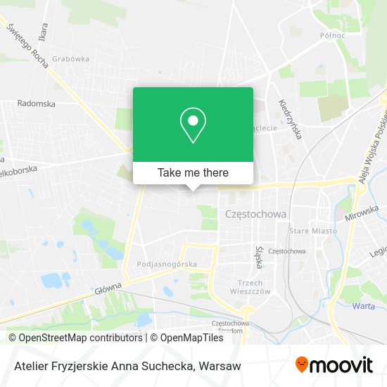 Atelier Fryzjerskie Anna Suchecka map