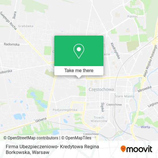 Firma Ubezpieczeniowo- Kredytowa Regina Borkowska map