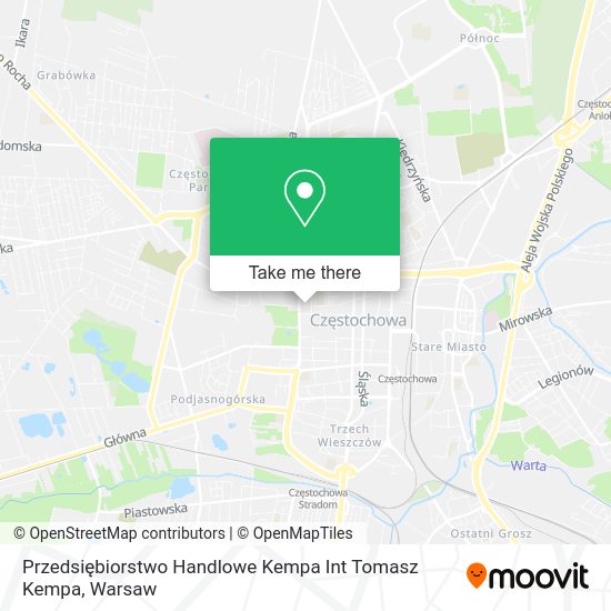 Przedsiębiorstwo Handlowe Kempa Int Tomasz Kempa map