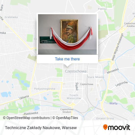 Techniczne Zakłady Naukowe map