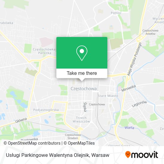 Usługi Parkingowe Walentyna Olejnik map