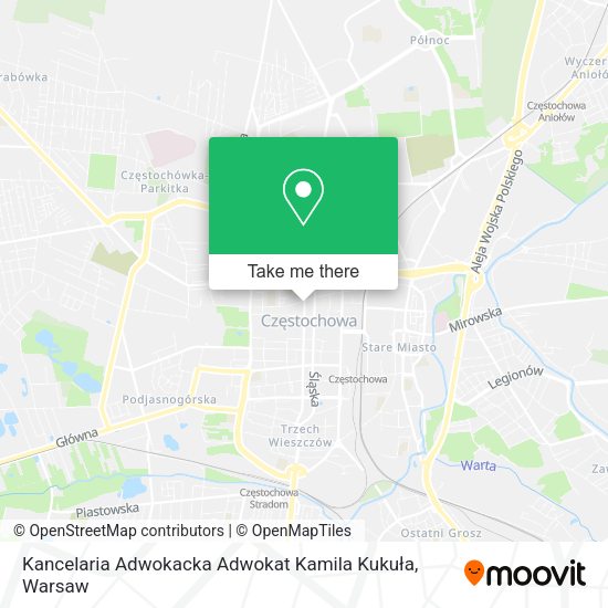 Kancelaria Adwokacka Adwokat Kamila Kukuła map