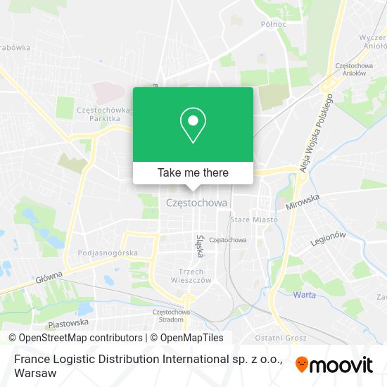 France Logistic Distribution International sp. z o.o. map