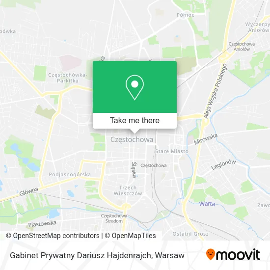 Карта Gabinet Prywatny Dariusz Hajdenrajch