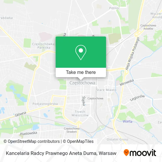 Карта Kancelaria Radcy Prawnego Aneta Duma