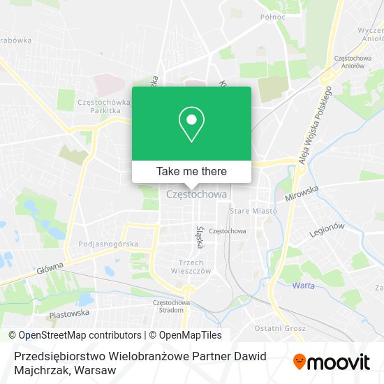 Przedsiębiorstwo Wielobranżowe Partner Dawid Majchrzak map