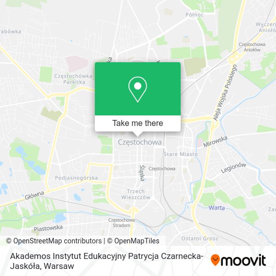 Akademos Instytut Edukacyjny Patrycja Czarnecka-Jaskóła map