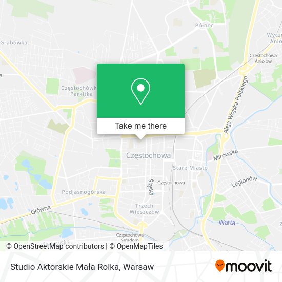 Studio Aktorskie Mała Rolka map