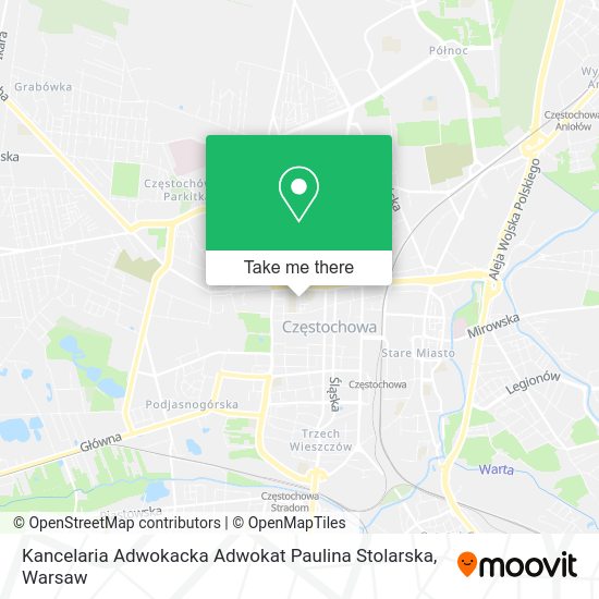 Kancelaria Adwokacka Adwokat Paulina Stolarska map