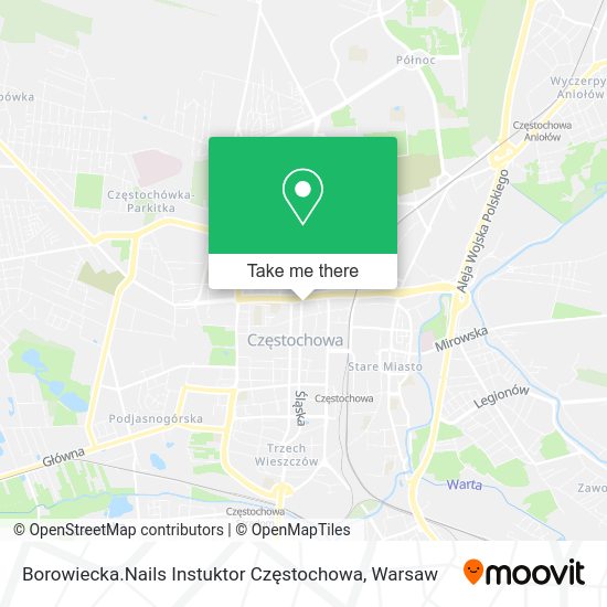 Карта Borowiecka.Nails Instuktor Częstochowa