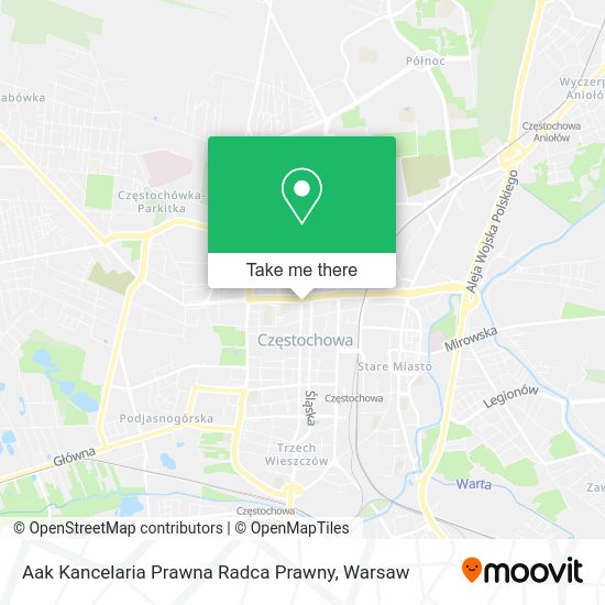 Aak Kancelaria Prawna Radca Prawny map