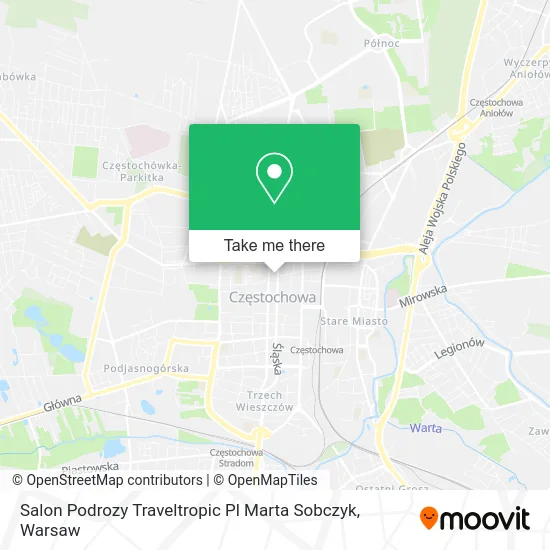 Карта Salon Podrozy Traveltropic Pl Marta Sobczyk