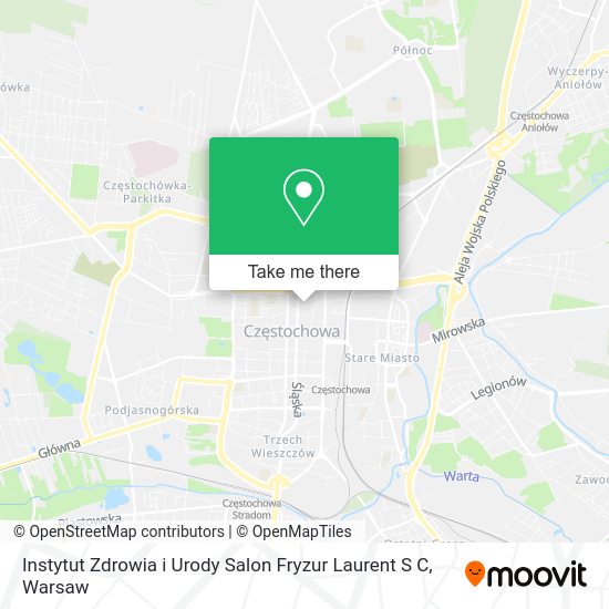 Instytut Zdrowia i Urody Salon Fryzur Laurent S C map