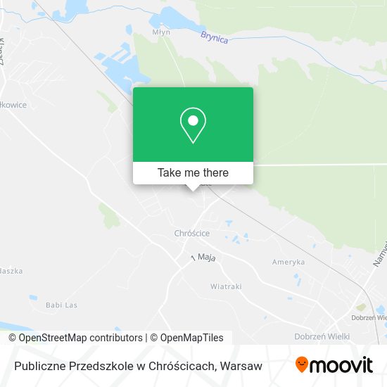 Publiczne Przedszkole w Chróścicach map