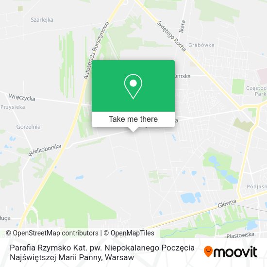 Parafia Rzymsko Kat. pw. Niepokalanego Poczęcia Najświętszej Marii Panny map