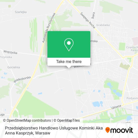 Przedsiębiorstwo Handlowo Usługowe Kominki Aka Anna Kasprzyk map