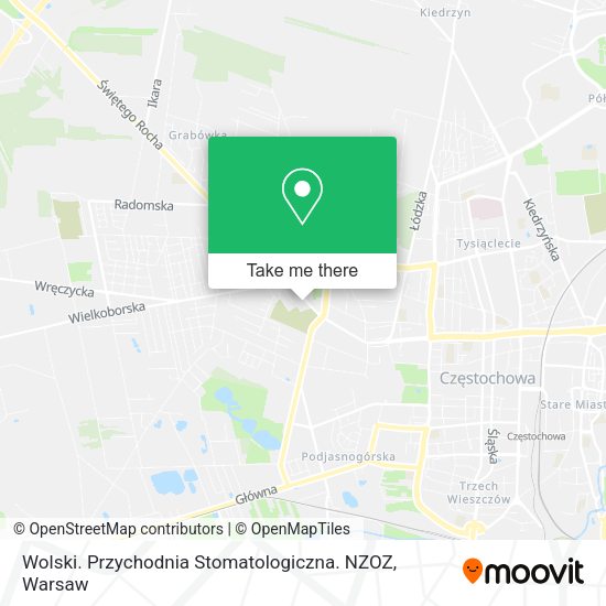 Wolski. Przychodnia Stomatologiczna. NZOZ map