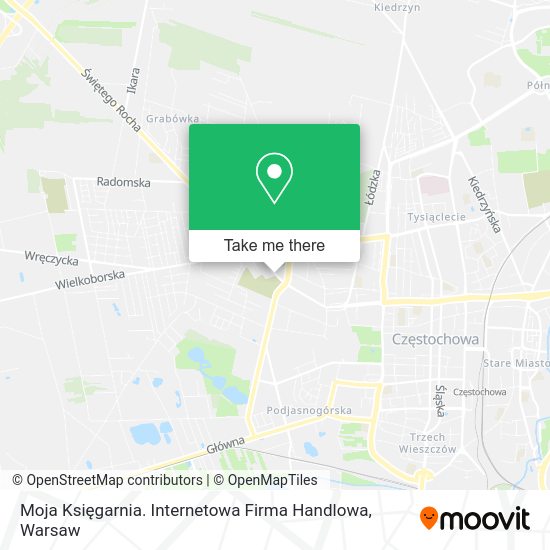 Moja Księgarnia. Internetowa Firma Handlowa map