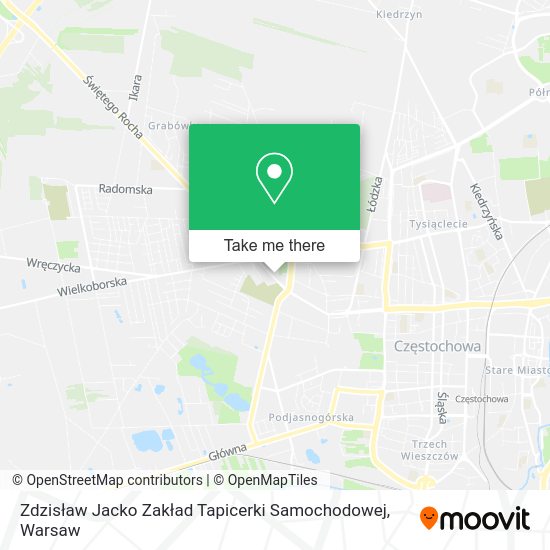 Zdzisław Jacko Zakład Tapicerki Samochodowej map