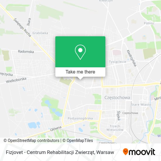 Fizjovet - Centrum Rehabilitacji Zwierząt map