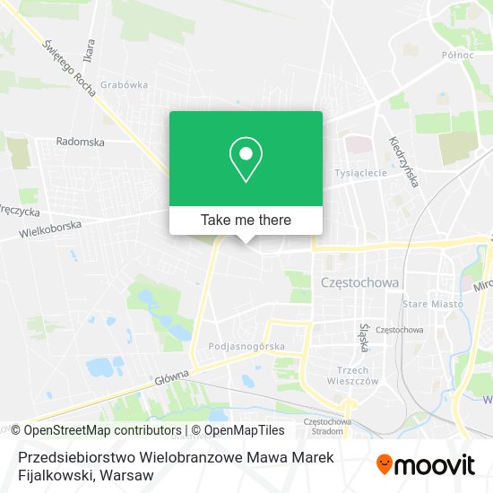 Przedsiebiorstwo Wielobranzowe Mawa Marek Fijalkowski map