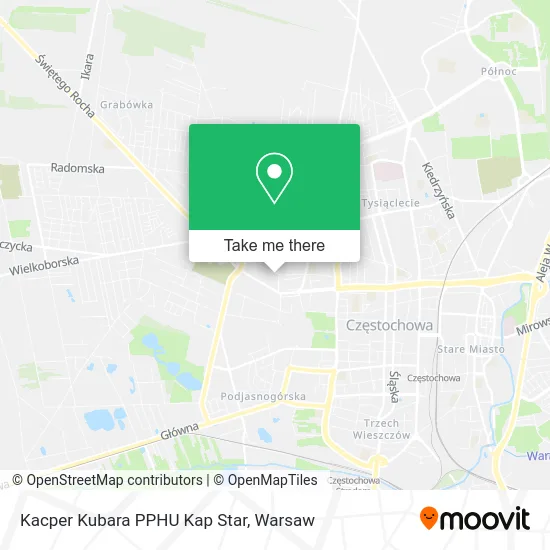 Карта Kacper Kubara PPHU Kap Star