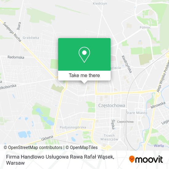 Firma Handlowo Usługowa Rawa Rafał Wąsek map