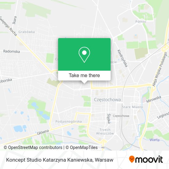 Koncept Studio Katarzyna Kaniewska map