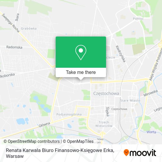 Renata Karwala Biuro Finansowo-Księgowe Erka map