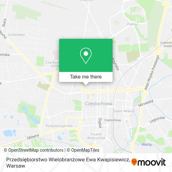 Przedsiębiorstwo Wielobranżowe Ewa Kwapisiewicz map