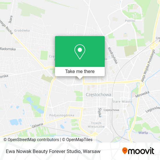 Ewa Nowak Beauty Forever Studio map