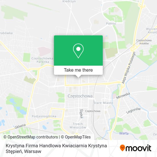 Krystyna Firma Handlowa Kwiaciarnia Krystyna Stępień map