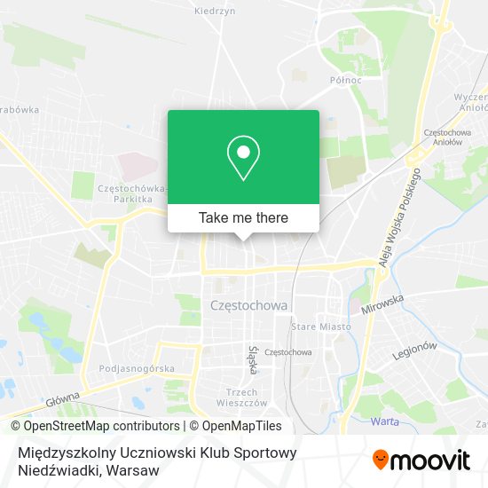 Międzyszkolny Uczniowski Klub Sportowy Niedźwiadki map