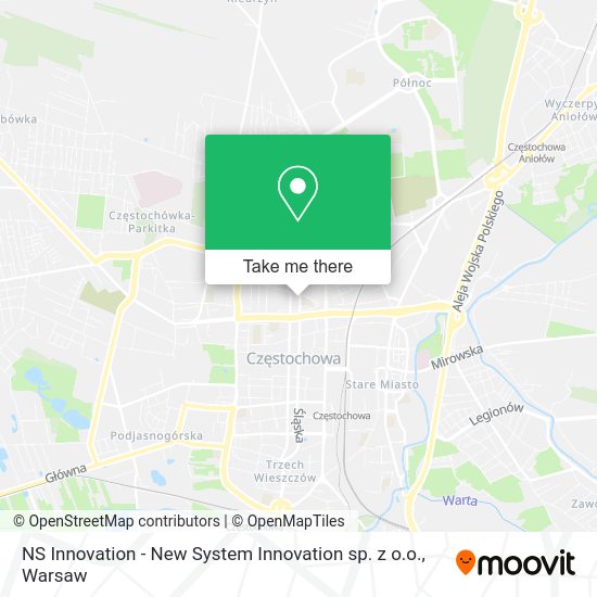 NS Innovation - New System Innovation sp. z o.o. map