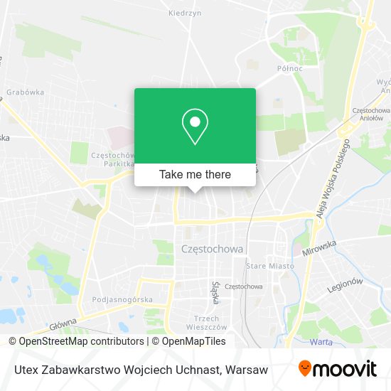 Utex Zabawkarstwo Wojciech Uchnast map