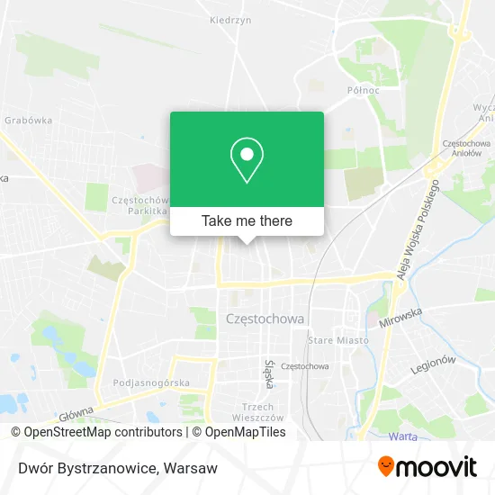 Dwór Bystrzanowice map