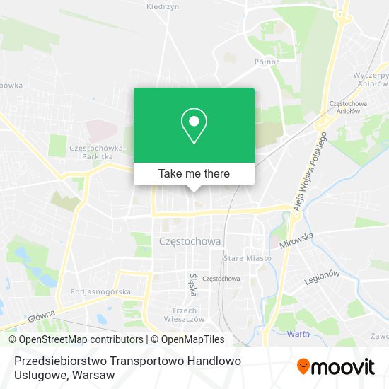 Przedsiebiorstwo Transportowo Handlowo Uslugowe map