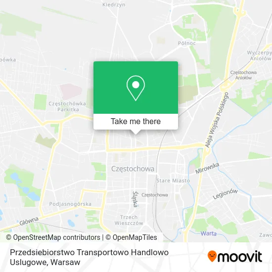 Карта Przedsiebiorstwo Transportowo Handlowo Uslugowe