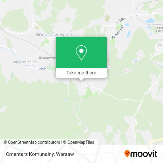 Cmentarz Komunalny map