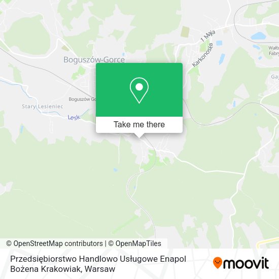 Przedsiębiorstwo Handlowo Usługowe Enapol Bożena Krakowiak map