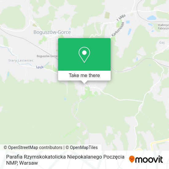 Parafia Rzymskokatolicka Niepokalanego Poczęcia NMP map