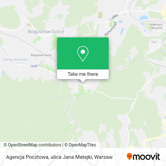 Agencja Pocztowa, ulica Jana Matejki map