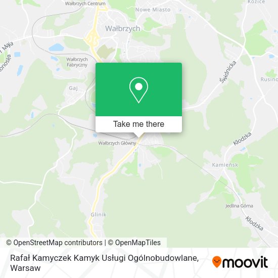 Rafał Kamyczek Kamyk Usługi Ogólnobudowlane map