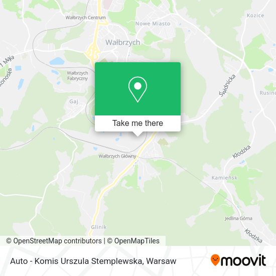 Auto - Komis Urszula Stemplewska map