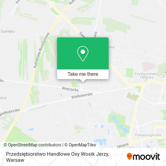 Przedsiębiorstwo Handlowe Oxy Wosik Jerzy map