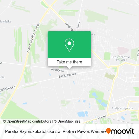 Parafia Rzymskokatolicka św. Piotra i Pawła map