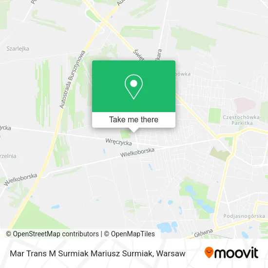 Карта Mar Trans M Surmiak Mariusz Surmiak