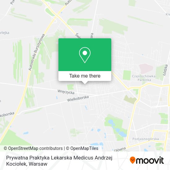 Prywatna Praktyka Lekarska Medicus Andrzej Kociołek map