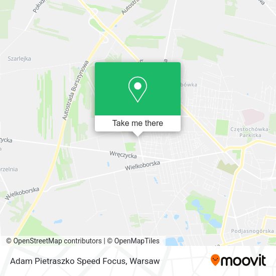 Adam Pietraszko Speed Focus map