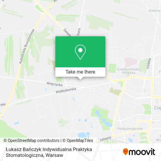 Łukasz Bańczyk Indywidualna Praktyka Stomatologiczna map